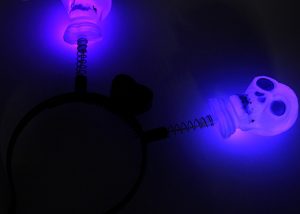 LED Lighting Up Skeleton