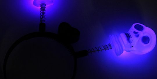 LED Lighting Up Skeleton