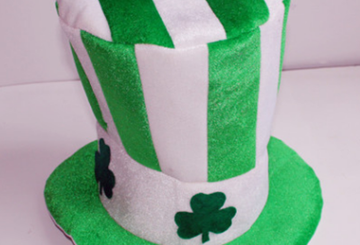 ST Patrick's Day Top Hats For Lucky Green Novelty
