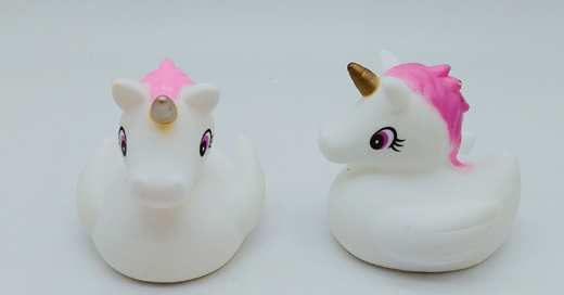 3 Packs Assorted Unicorn Bath Toy W LED Color Changing Bath Duck