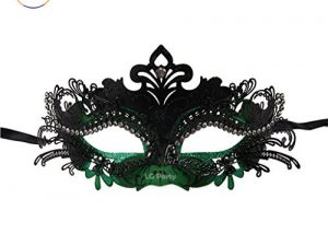 Masquerade Mask Laser Cut Shiny Rhinestone Mask