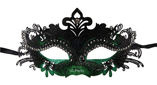 Masquerade Mask Laser Cut Shiny Rhinestone Mask