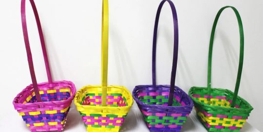 Bamboo Easter Egg Basket