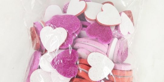 Dollarma Valentine Foam Heart Stickers Wedding Supplies Party Gifts