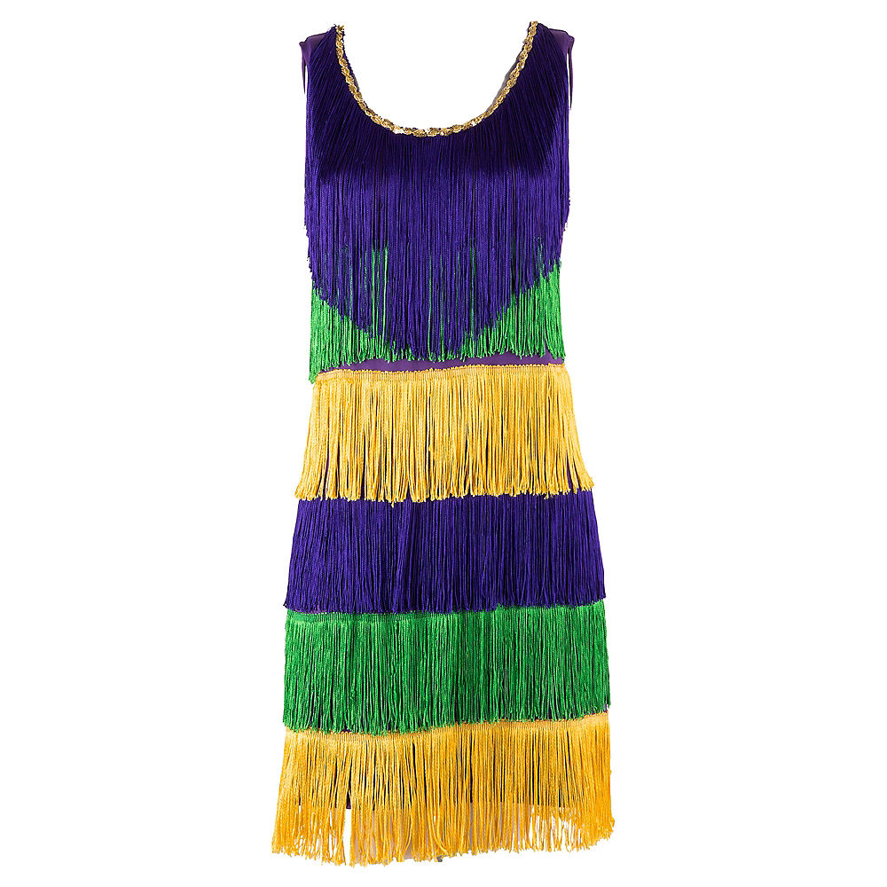 Mardi Gras Tassel Dress 