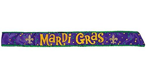 Mardi Gras 30“ Costume Party Sash