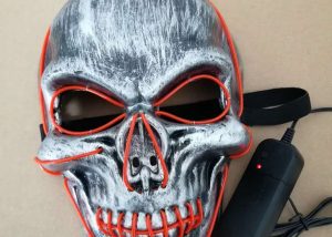 Halloween Scary Light Up Masks LED Skull Masks