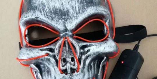 Halloween Scary Light Up Masks LED Skull Masks