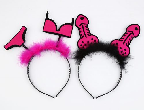 Willy Bra Underwear Feather Headbands Novelty Bopper Hen Party Hair Hoop