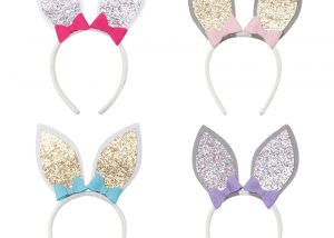 Non-woven Glitter Felt Rabbit Bunny Ear Headband For Easter Holiday