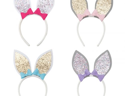 Non-woven Glitter Felt Rabbit Bunny Ear Headband For Easter Holiday
