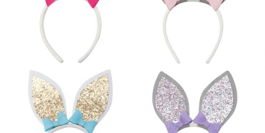 Non-woven Glitter Felt Rabbit Bunny Ear Headband For Easter Holiday