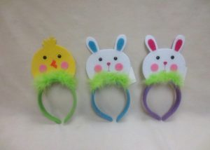 Novelty Soft Bunny Chicken Easter Headbands Costume Accessories
