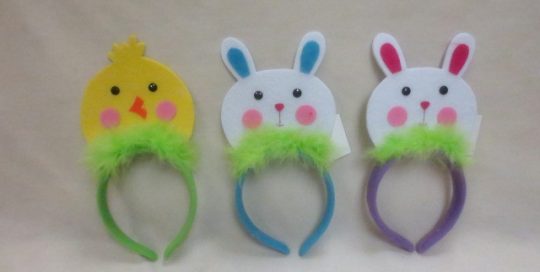 Novelty Soft Bunny Chicken Easter Headbands Costume Accessories