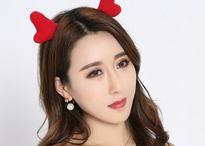 Valentint Heart Shaped Red Headband