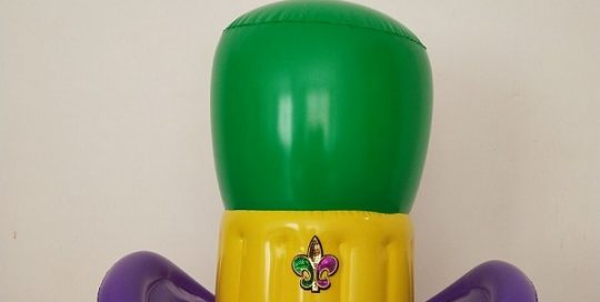 Mardi Gras Inflatable Top Hat Party Decoration