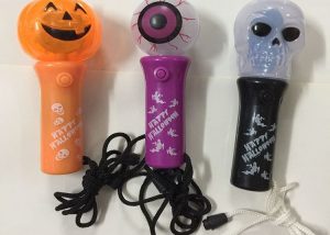 Halloween Rotating Stage Light Skull Skull LED Light Up Stick