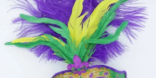 New Arrival Mardi Gras Masquerade Carnival LED Party Face Mask