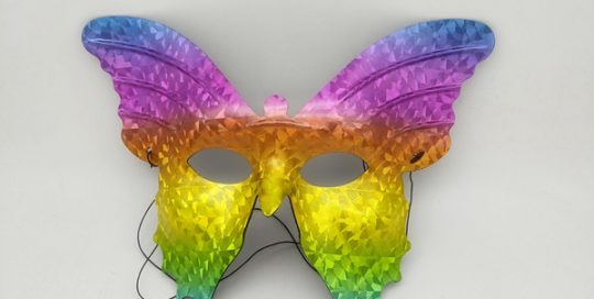 Hologram Butterfly Mask For Carnival Mardi Gras
