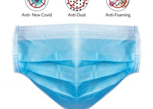 3 Ply Non-Woven Fabric Breathing Disposable Face Mask