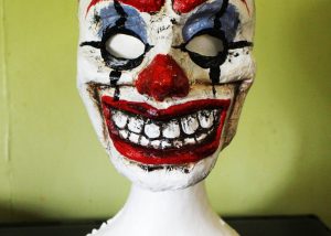 Creepy clown mask