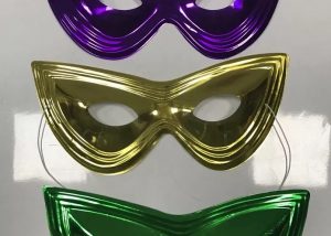 Mardi Gras Cat Eye Masks (10 pack) Bulk Masquerade Supplies