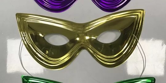 Mardi Gras Cat Eye Masks (10 pack) Bulk Masquerade Supplies