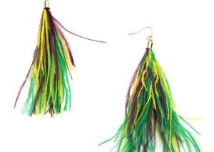 MG feather Earrings