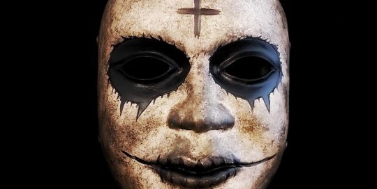 Purging Voodoo Dr maskblack cross polystone resin mask