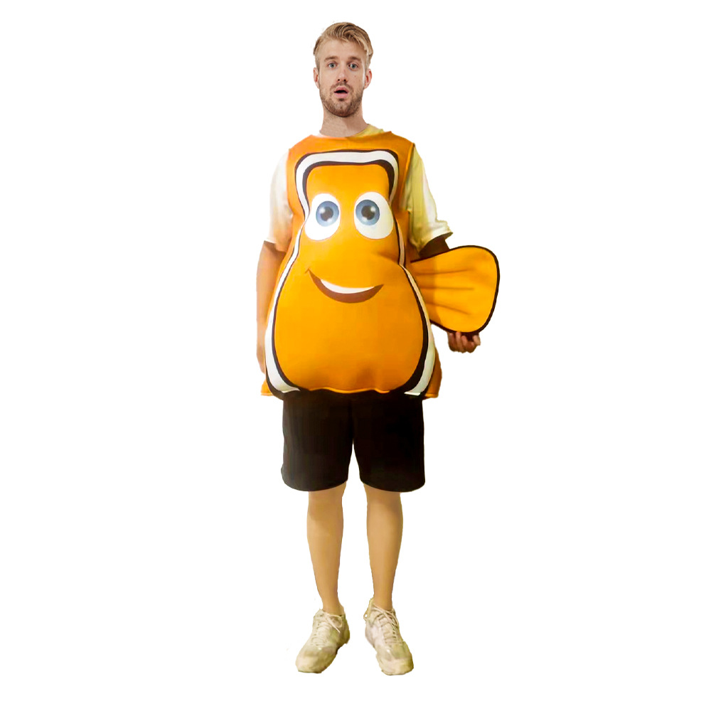 Finding Clownfish Animal Costume Nemo Composite Sponge Costume