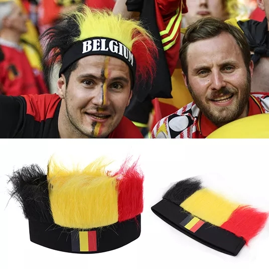 World Football Fans Hats Wig Headband German Fans Caps
