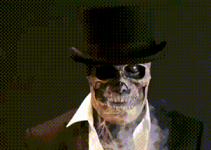 Halloween Skull Mask Scary Full Head Skeleton Headgear Creepy Biochemical Mask