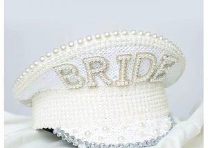 Captain Bride Rhinestone Hat