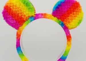 Rainbow Bows Mouse Hairbands