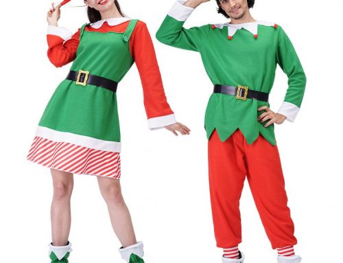 Christmas Couple Costume Elf Dress Set