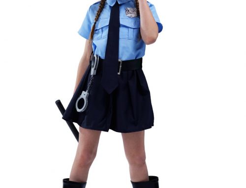 Girls’ Uniforms Slim Fitting Police Costume