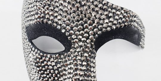 Carnival Mask Luxury Full Rhinestone Eye Mask