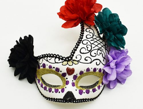 Day of the Dead Half Face Sugar Eyemask