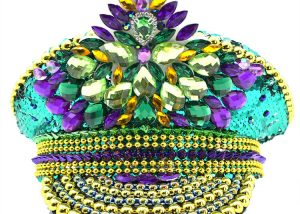 PGG Jewelled Rhinestone Captain Hat