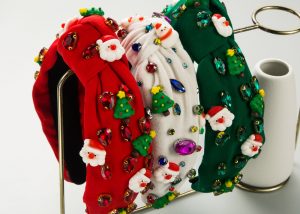 Christmas Headband with Beads