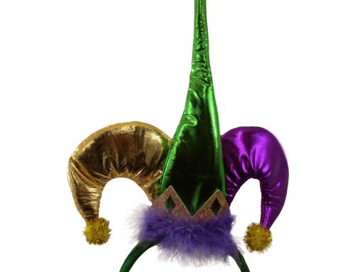 Metallic Mardi Gras Purple Green Gold Headband