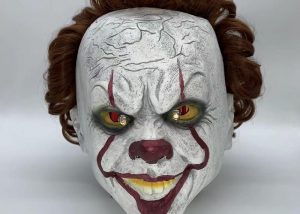 LED Pennywise Halloween Horror Latex Mask