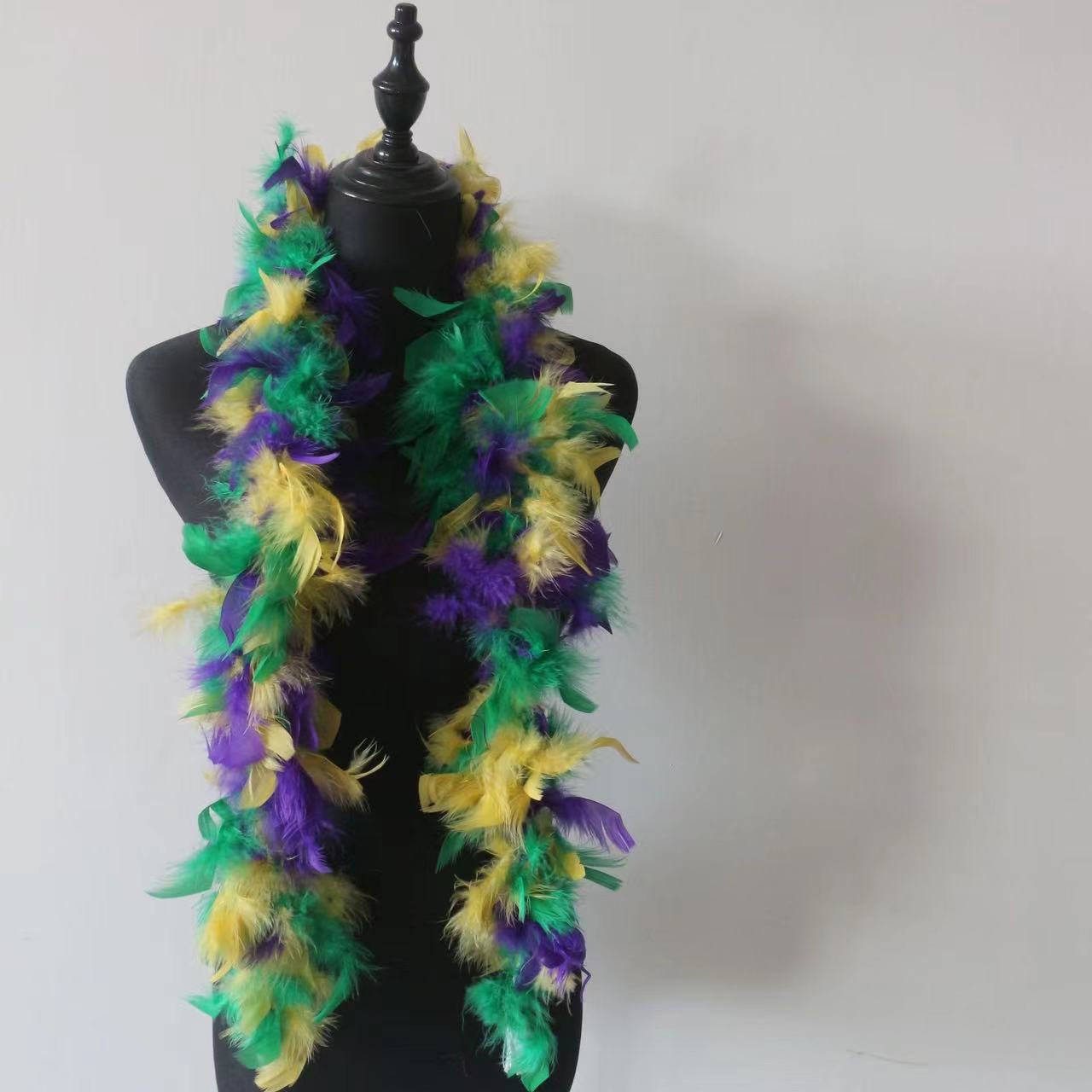 Mardi Gras Feather Boa - Poree's Embroidery