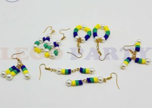 Carnival DIY Soft Ceramic Pearl Earrings