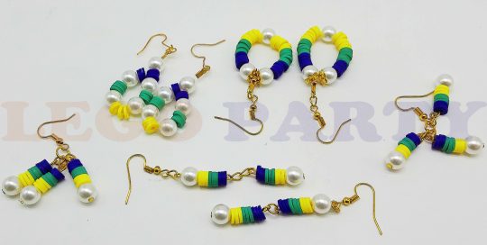 Carnival DIY Soft Ceramic Pearl Earrings