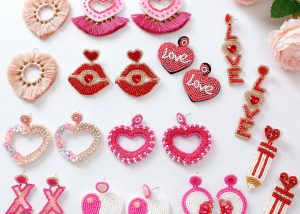 Valentine‘ s Day Beaded Earrings Jewelry