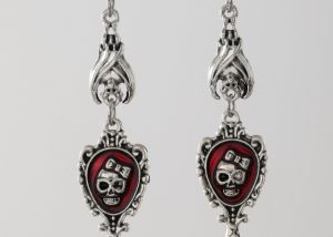 Retro Skull Love Personality Festival Gift Earrings