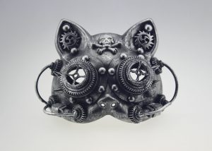 Cat Steampunk Mask-SLV