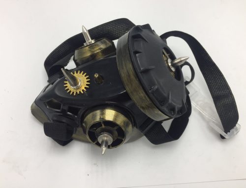 Steampunk Gasmaske w Spikes