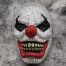 Spirit Halloween Scary Clown Rhinestone Mask